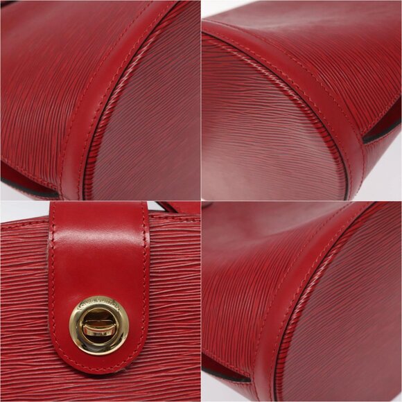 LOUIS VUITTON Epi Cluny Shoulder Bag Red M52257 LV Auth 115722 - Picture 15 of 15